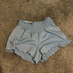 Altar’d State Intimates light blue flowy shorts